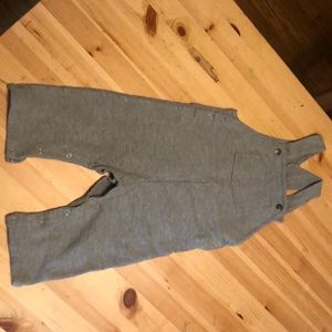 Petit Bataeu boys gray overalls